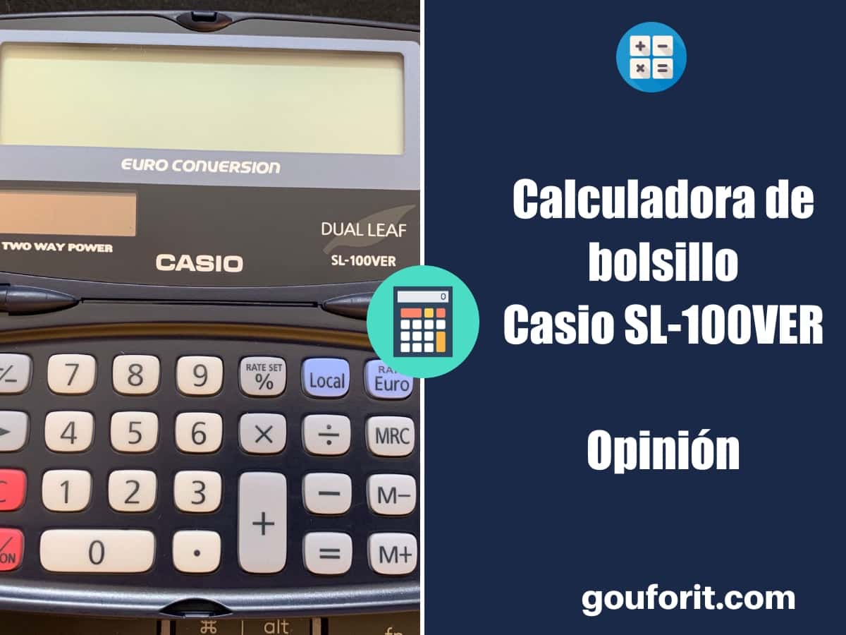 Casio SL-100VER - Calculadora de bolsillo - Opinión