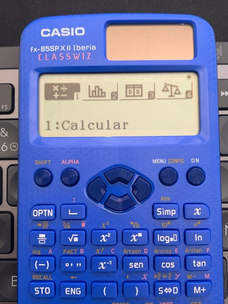 Funciones y uso de ambas calculadoras científicas: Casio fx-82 y fx-85 SP X II Iberia