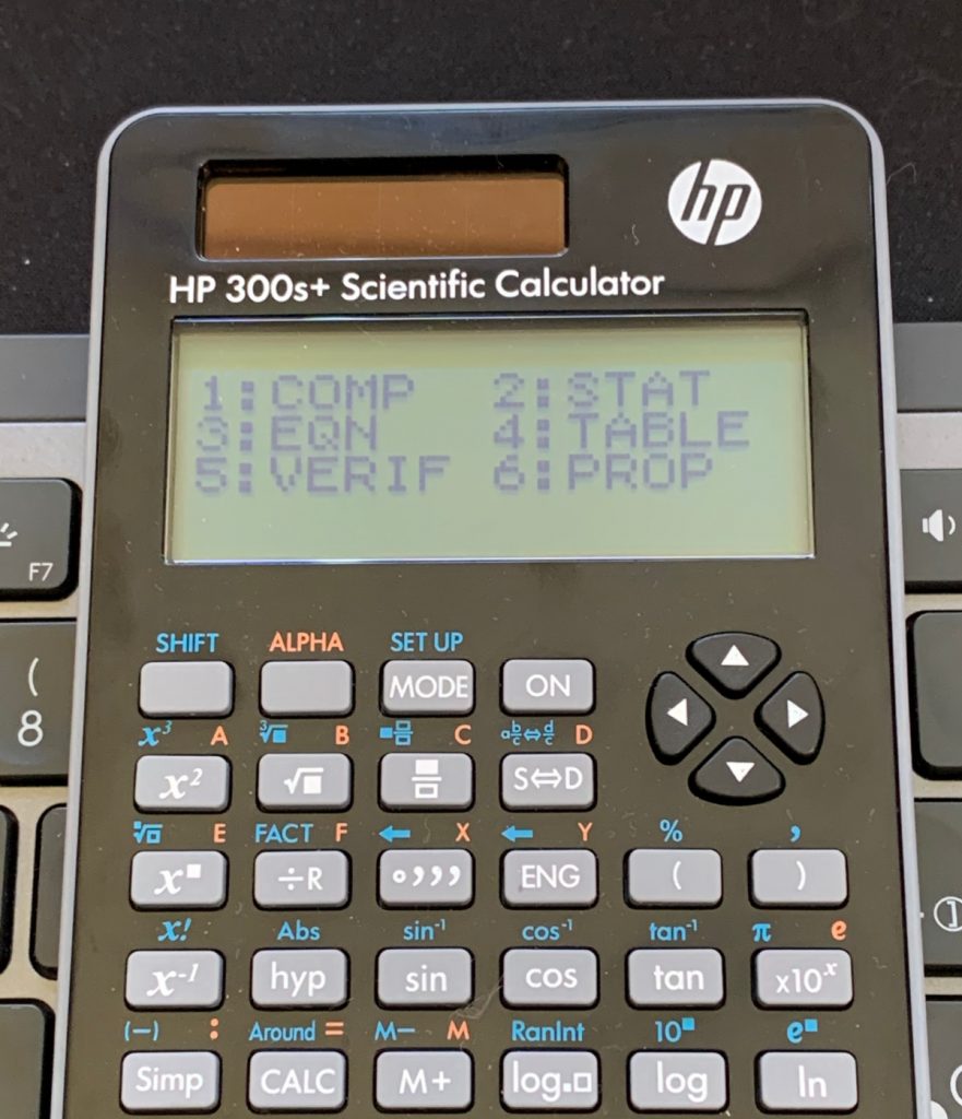 Calculadora científica HP 300s+: funciones