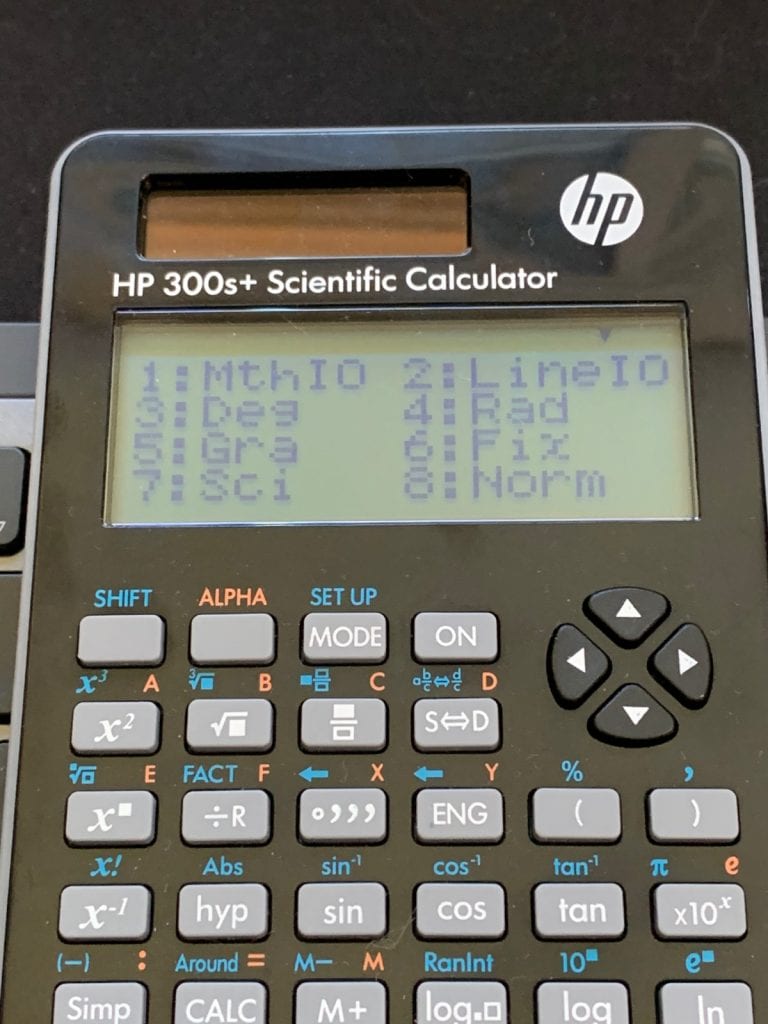 Calculadora científica HP 300s+: funciones