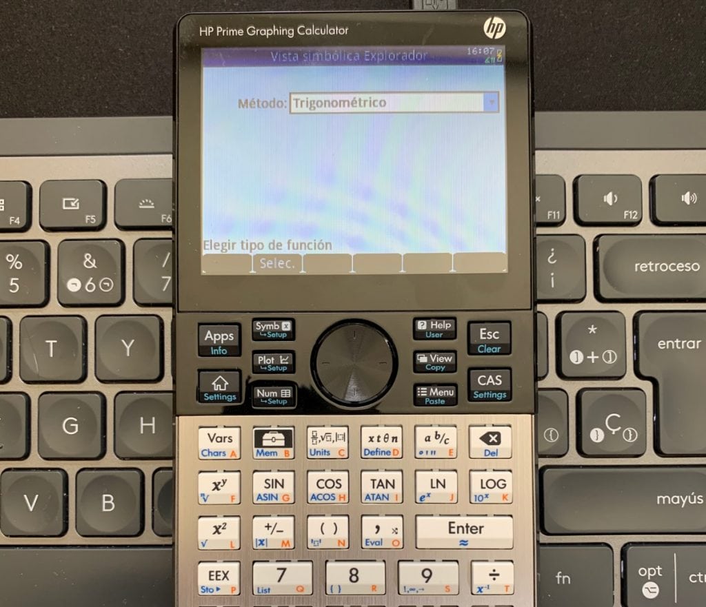 HP Prime Graphing Calculator: solucionador trigonométrico 