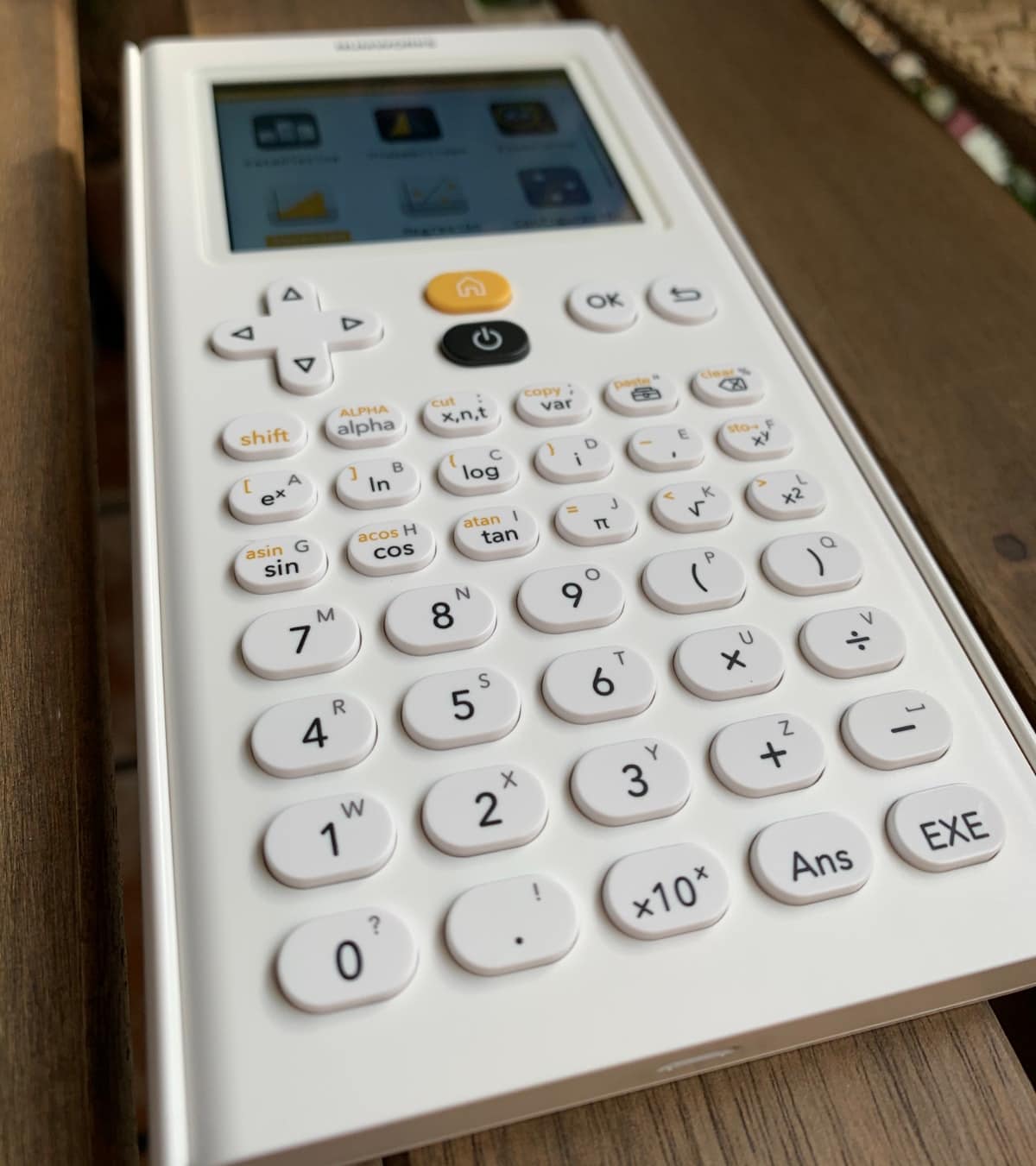 NumWorks Calculadora Gráfica: teclado