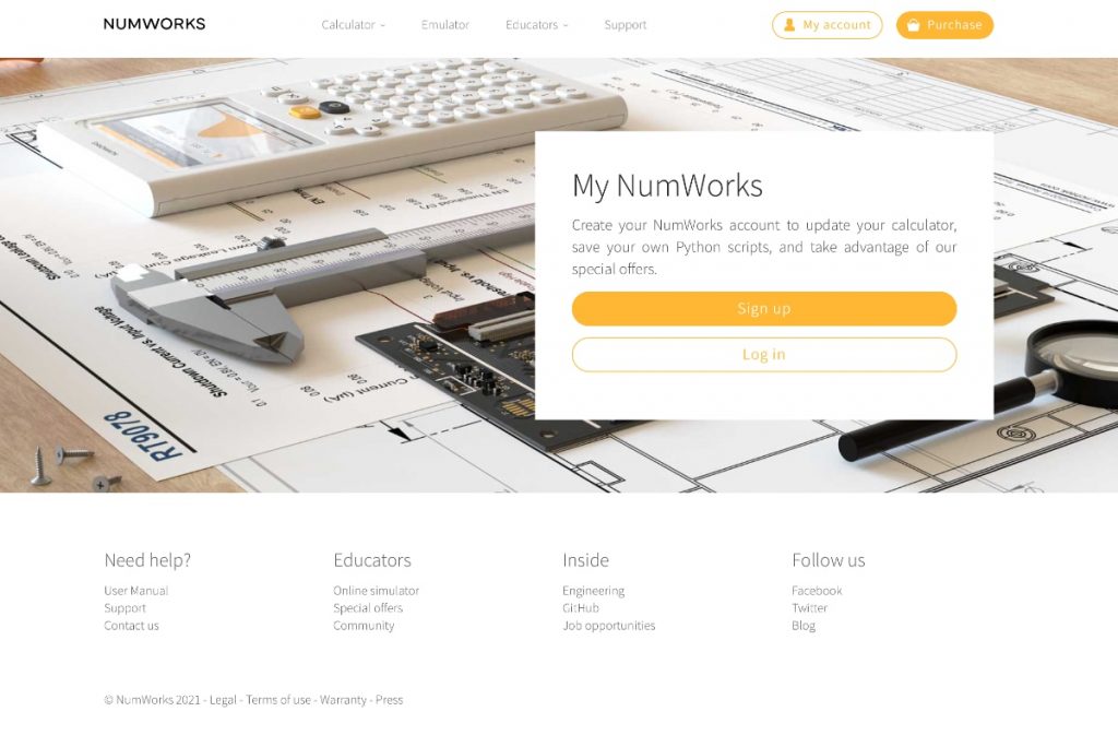 NumWorks Calculadora Gráfica: pasos web para actualización 