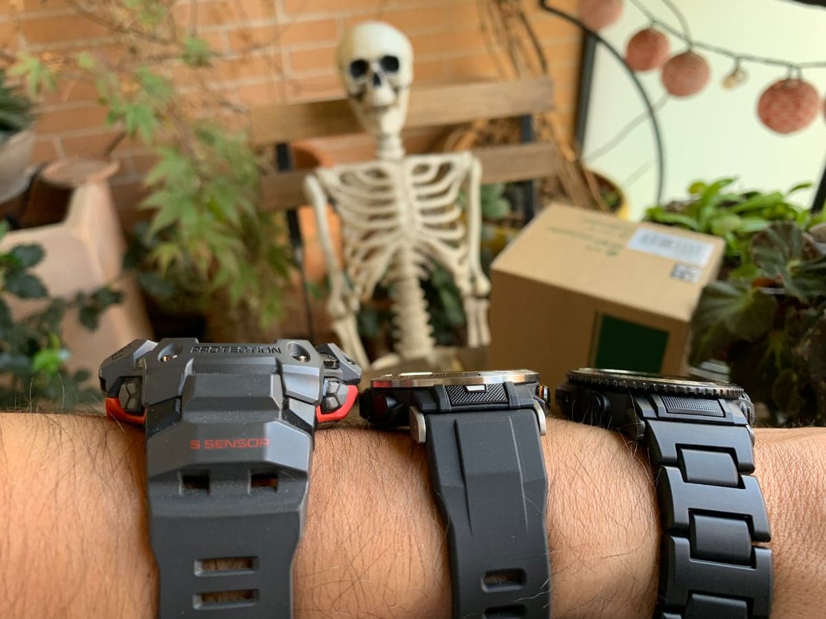 Casio G-Shock GBD-H1000 - Casio Pro Trek PRW-30 y Casio Pro Trek PRW-50: perfil