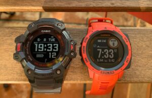 g shock gbd h1000 vs garmin instinct solar