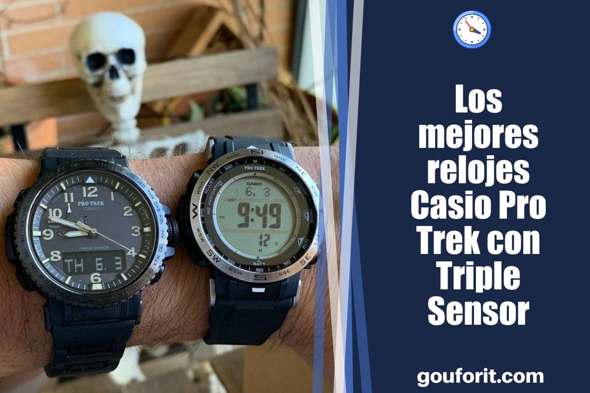 Los mejores relojes Casio Pro Trek con Triple Sensor: relojes para alpinismo, trekking