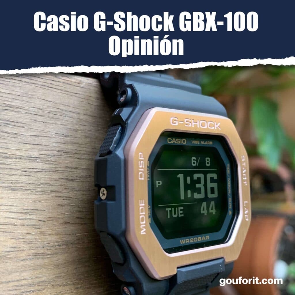 Casio G-Shock GBX-100 - opinión y review de este reloj para surferos