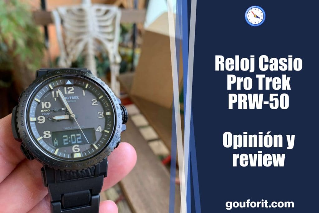 Reloj Casio Pro Trek PRW-50 - Opinión y review