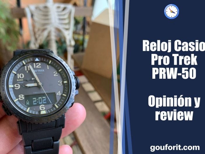 Reloj Casio Pro Trek PRW-50 - Opinión y review