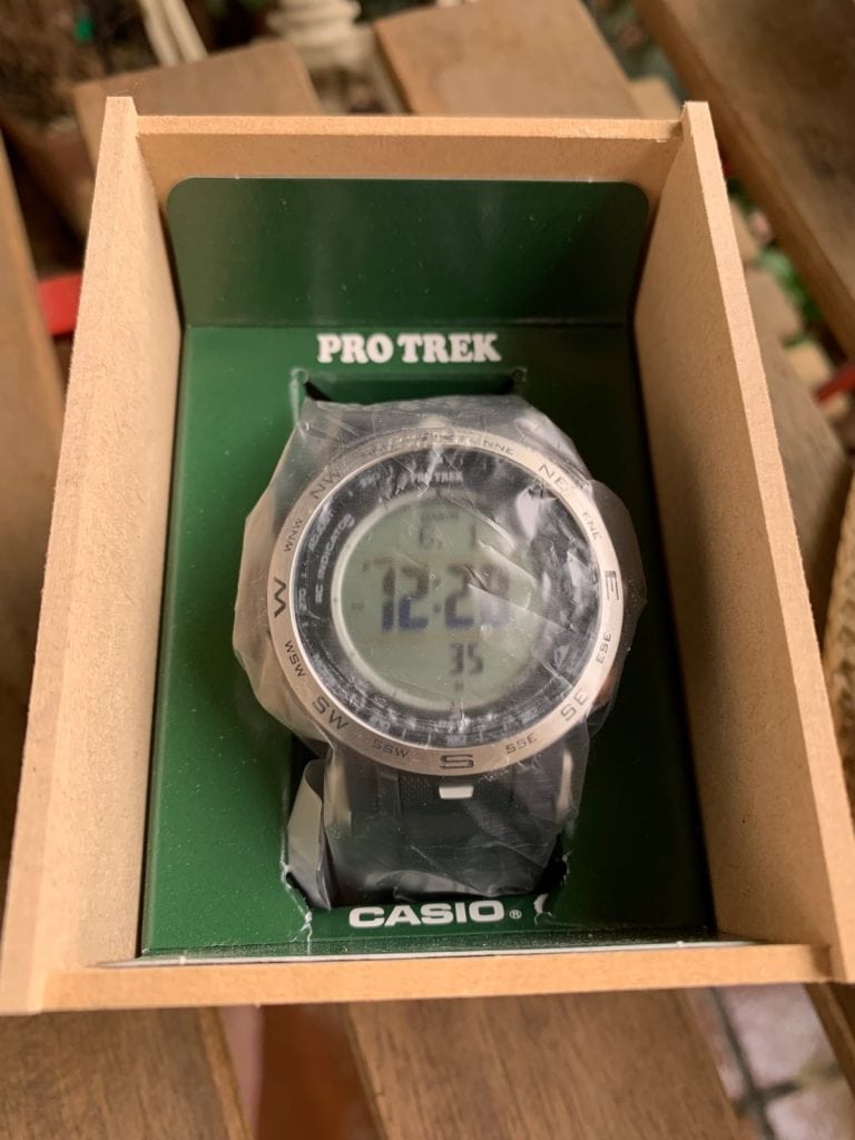 Casio Pro Trek PRW-30 - caja