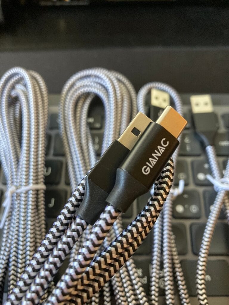 GIANAC: 5 cables Tipo C a USB 2.0 de Nilón
