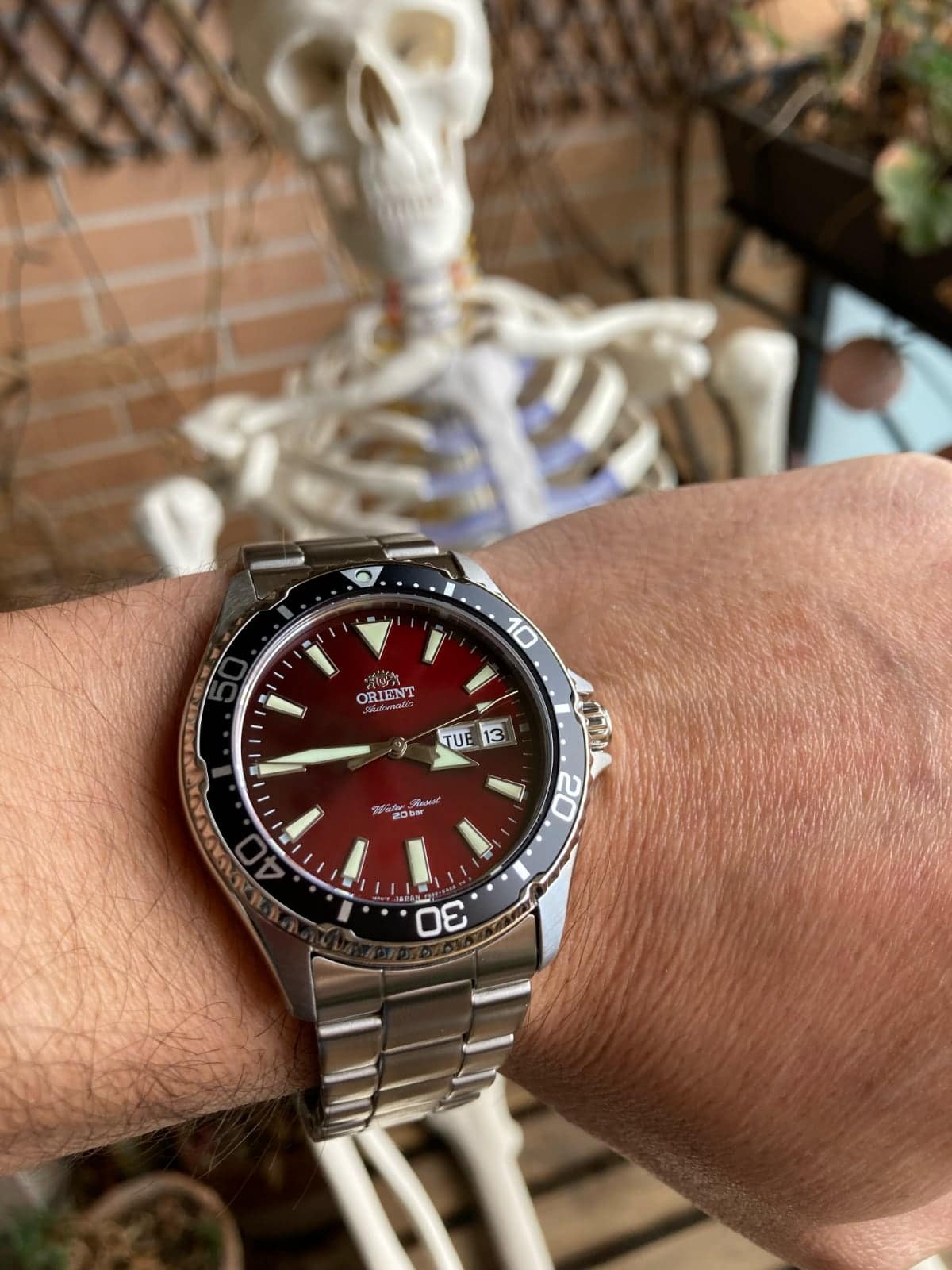 Orient Kamasu (Mako III): como queda en la muñeca