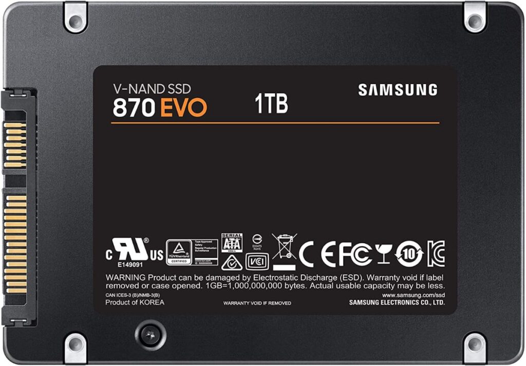 Samsung 870 EVO - El mejor SSD Sata por calidad precio