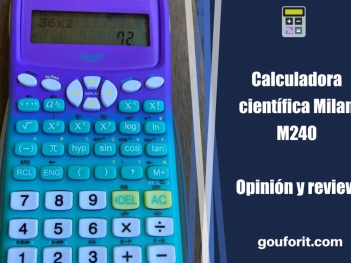 Calculadora científica Milan M240: Opinión y review