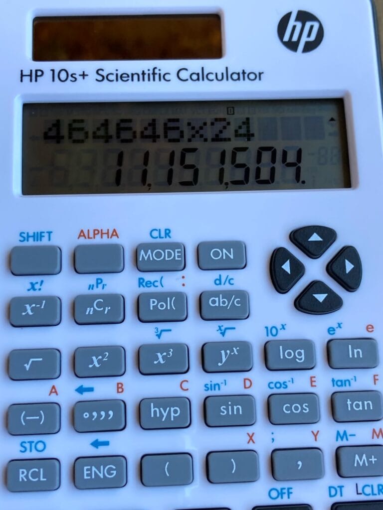 HP 10s+ scientific calculator: functions and how to use