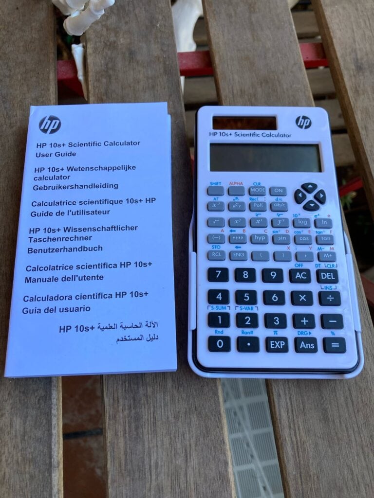 Calculadora científica HP 10s+: libro de instrucciones