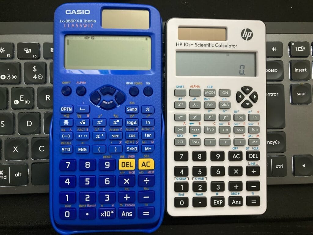 Calculadora científica HP 10s+ vs Casio Fx-85SP X II