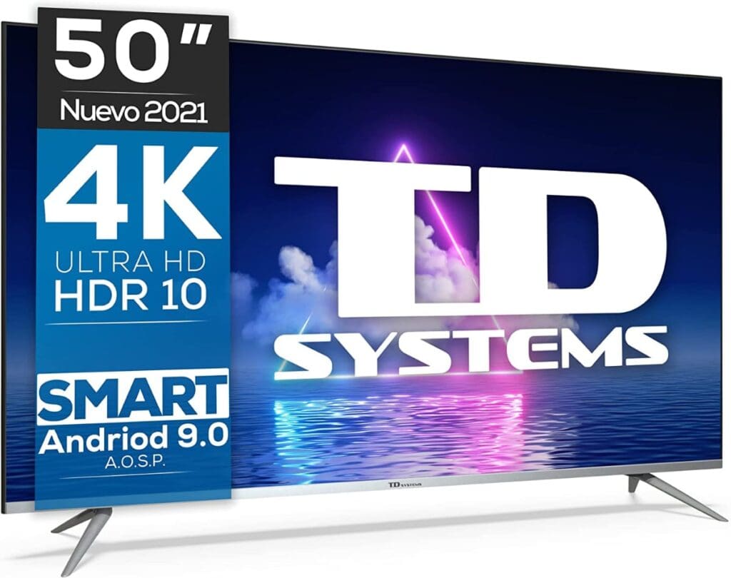 TD Systems K50DLJ12US - Televisor de 50 Pulgadas 4K