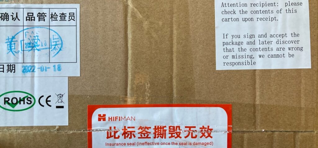 Hifiman Edition XS: paquete