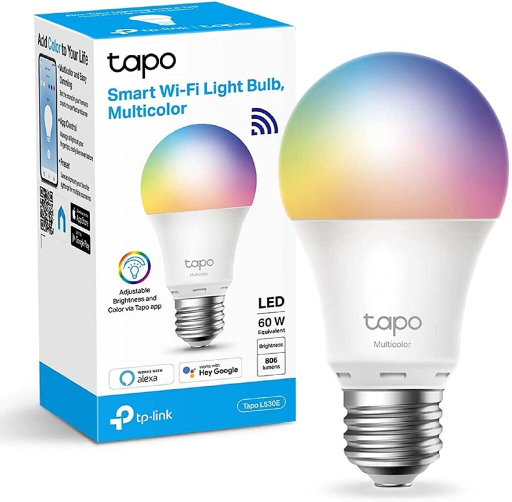 Bombilla inteligente LED con WiFi TP-Link Tapo L530E (multicolor)