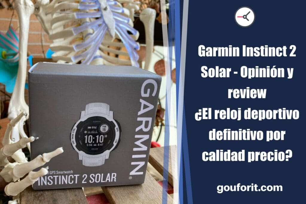Garmin Instinct 2 Solar - Opinión y review ¿El reloj deportivo definitivo por calidad precio?