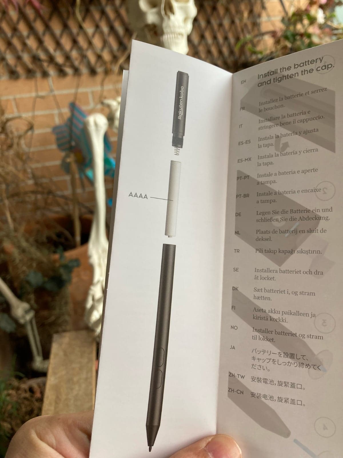 Kobo Elipsa: stylus