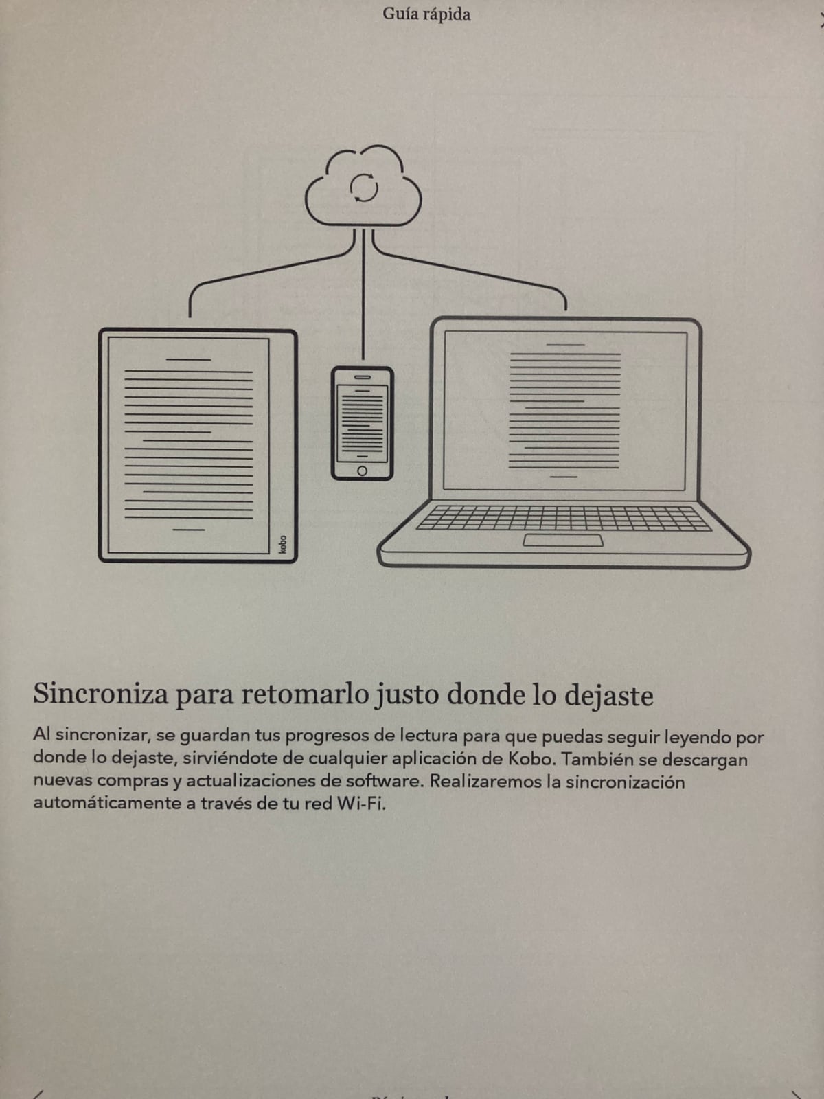 Guía rápida Kobo Elipsa