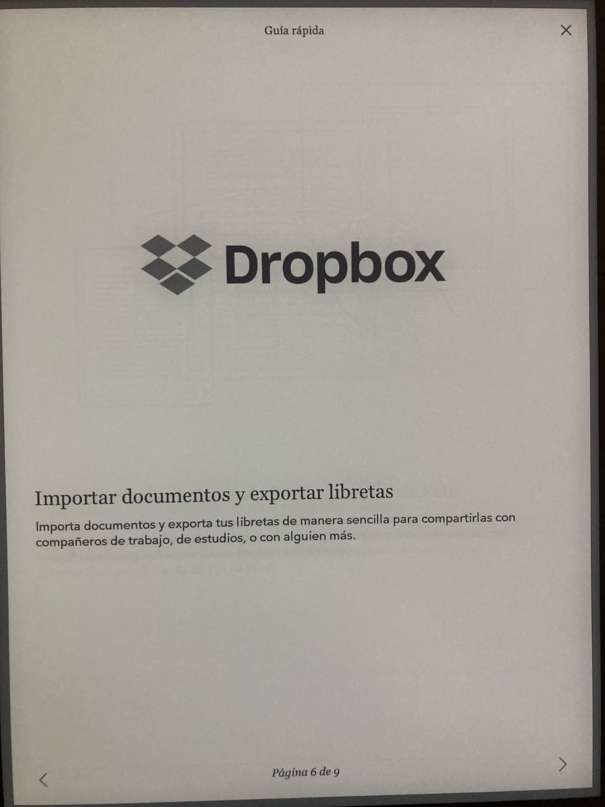Guía rápida Kobo Elipsa