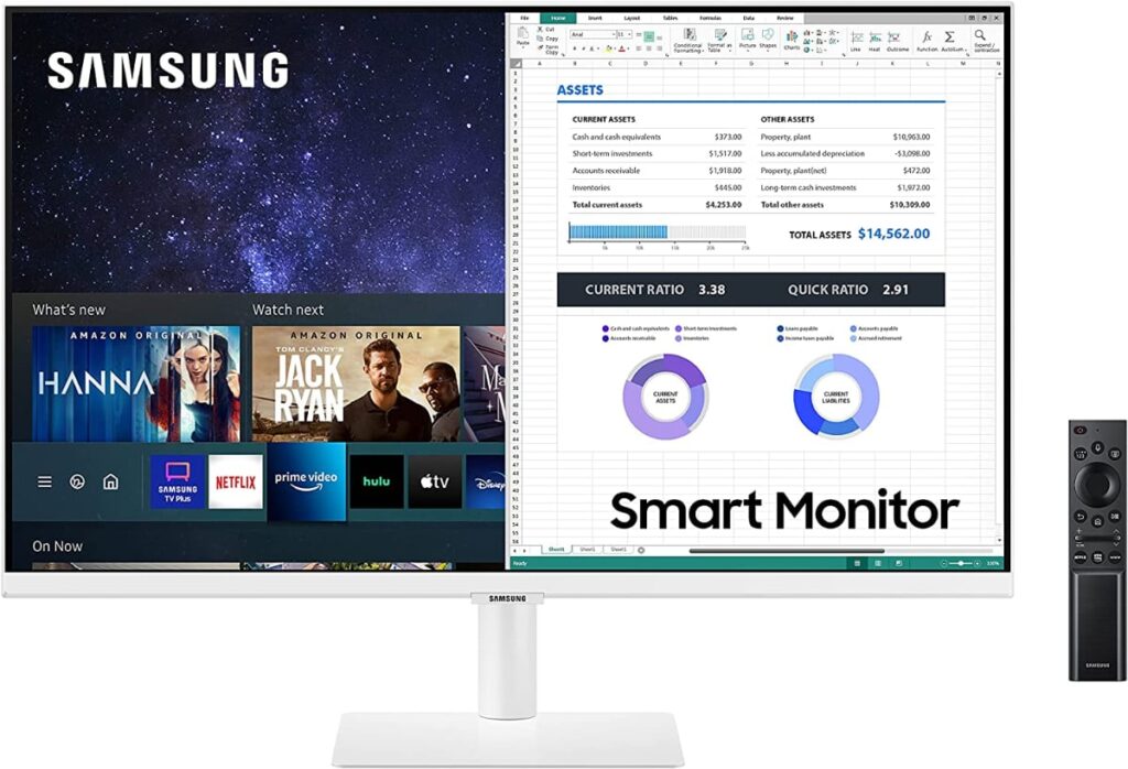 1.-Samsung S27AM503NR - Monitor SMART de 27" Full HD