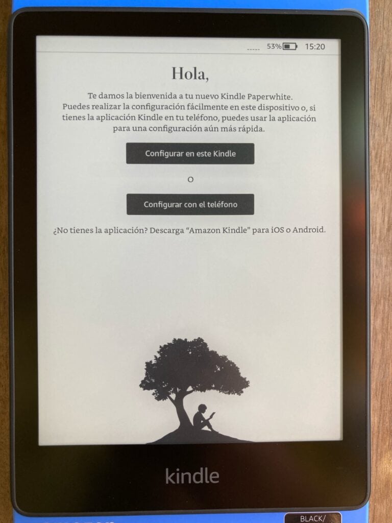 Amazon Kindle Paperwhite (2021): inicio y configuración