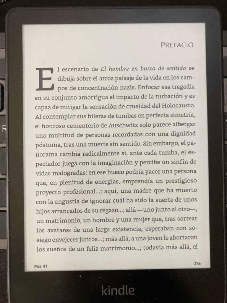 Cambio de tamaño de letra en Kindle Paperwhite