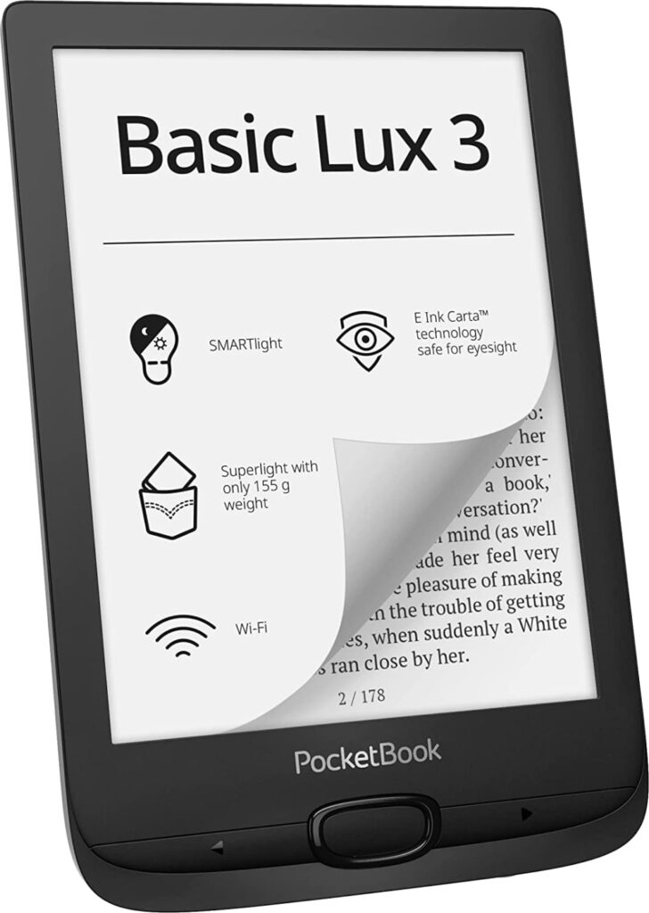 PocketBook Basic Lux 3 - Lector de Libros electrónicos