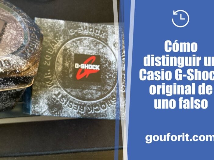 Cómo distinguir un Casio G-Shock original de uno falso