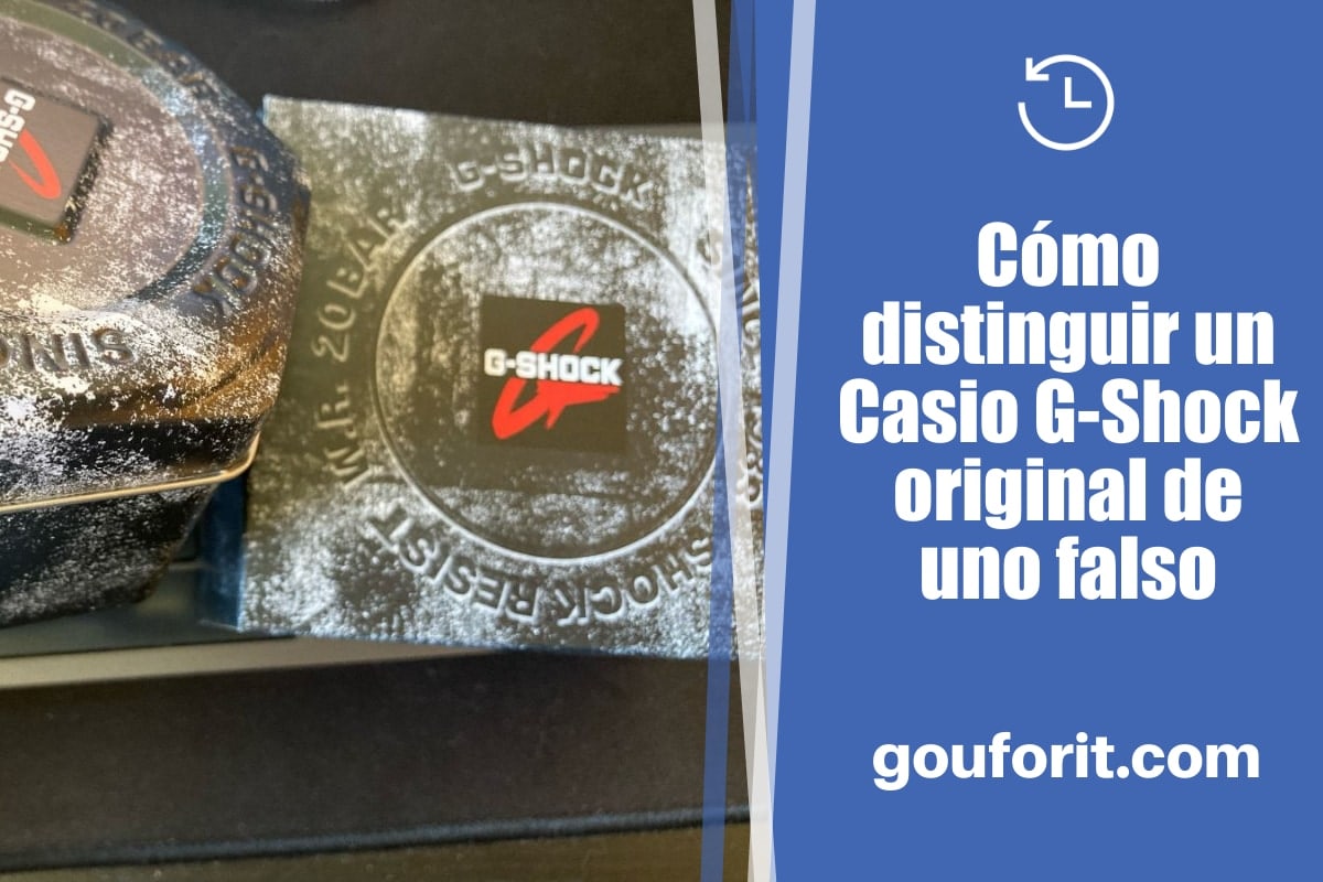 Cómo distinguir un Casio G-Shock original de uno falso