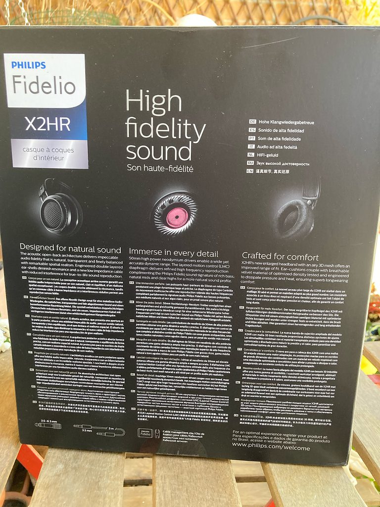 Philips Fidelio X2HR: paquete y contenido