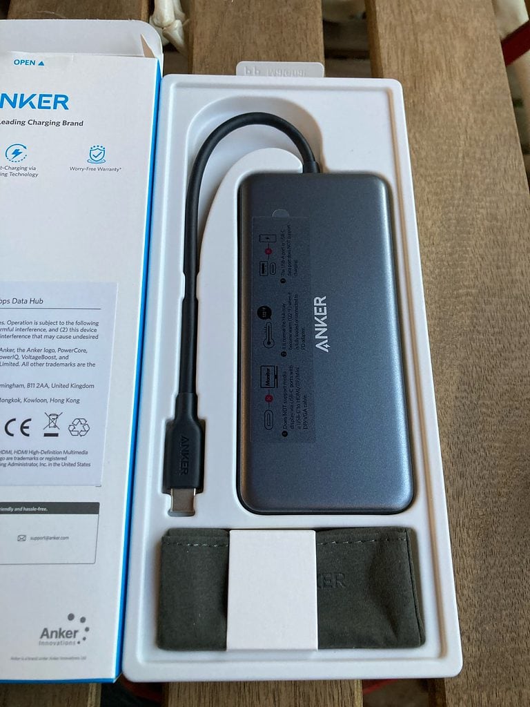 Anker PowerExpand Adapter 8-in-1 USB-C: empaquetado