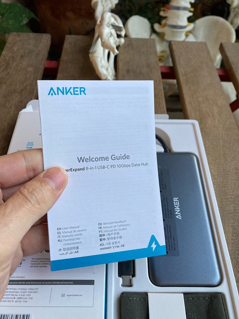 Anker PowerExpand Adapter 8-in-1 USB-C: diseño, puertos