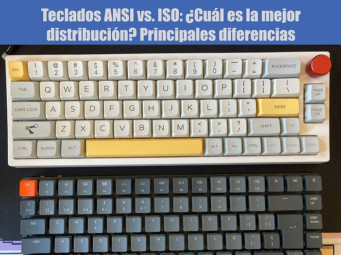 Teclados ANSI vs. ISO: ¿Cuál es la mejor distribución? Principales diferencias