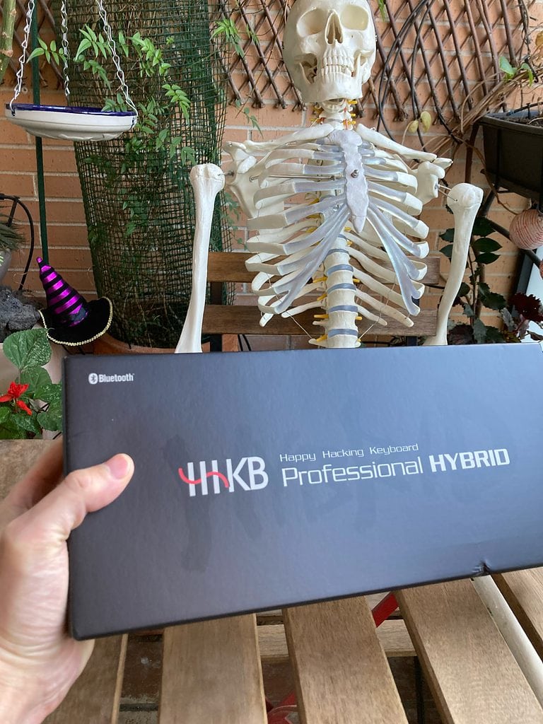 HHKB Hybrid Type-S con switches Topre: empaquetado