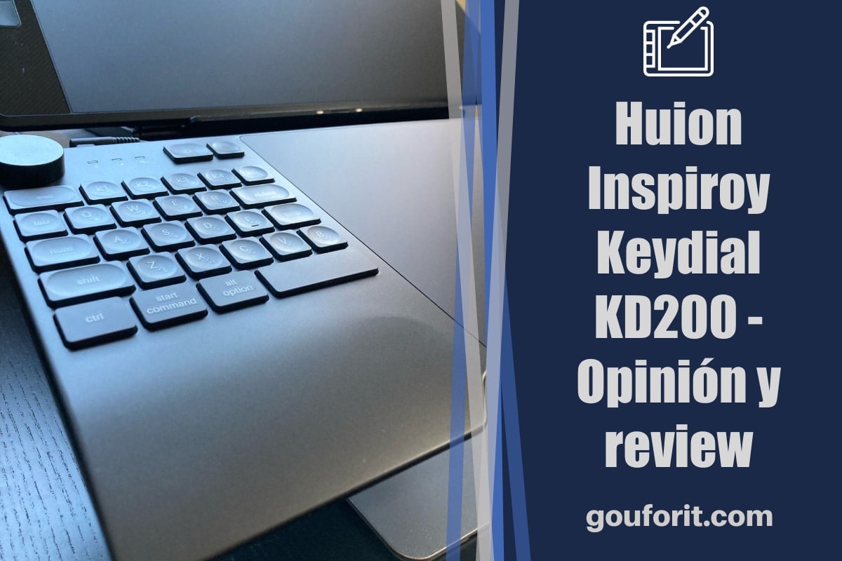 Huion Inspiroy Keydial KD200 - Opinión y review