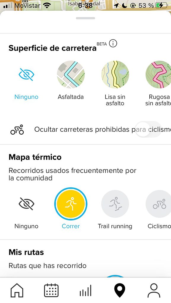 Suunto 5 Peak: app Suunto con mapas