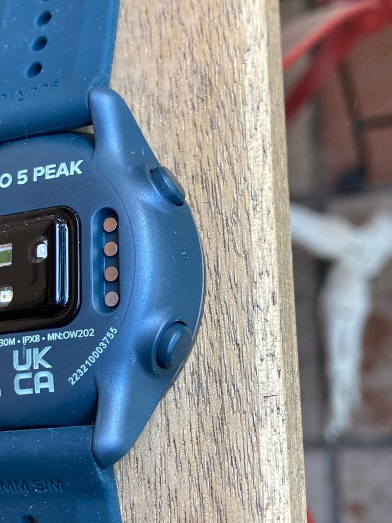 Suunto 5 Peak reloj deportivo GPS - parte trasera
