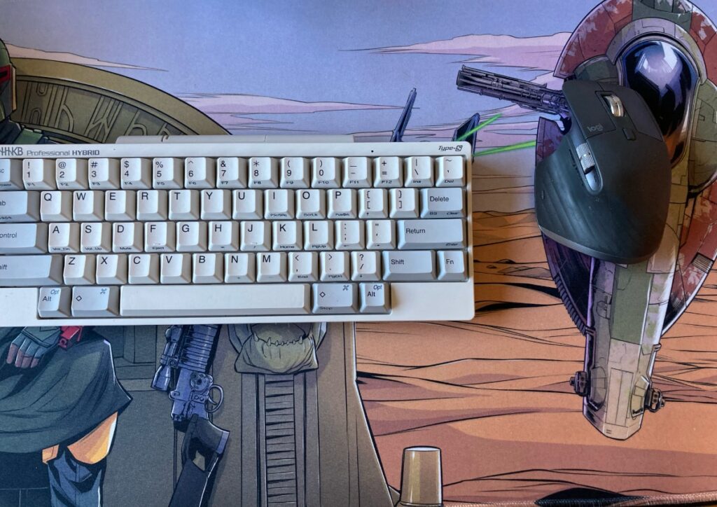 Alfombrillas de Star Wars para gaming: The Mandalorian - con teclado y ratón