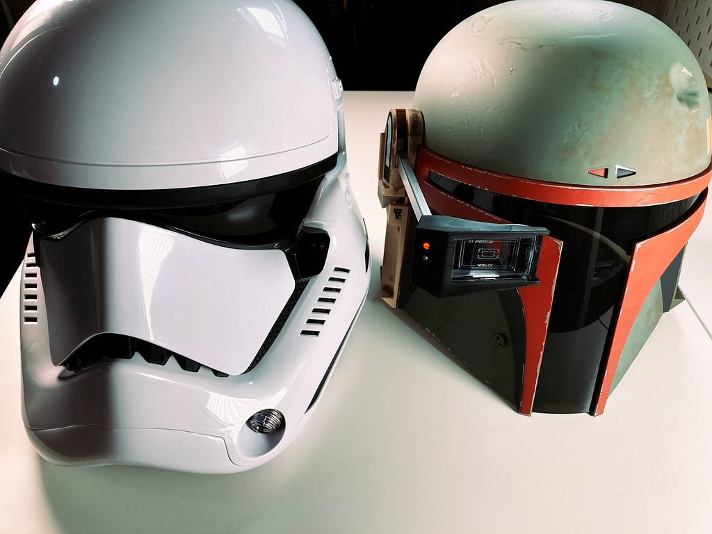Análisis de los cascos de soldado imperial y Boba Fett de Hasbro
