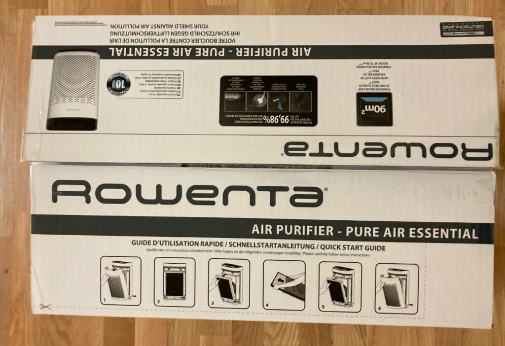 Rowenta Pure Air Essential PU2530 - unboxing