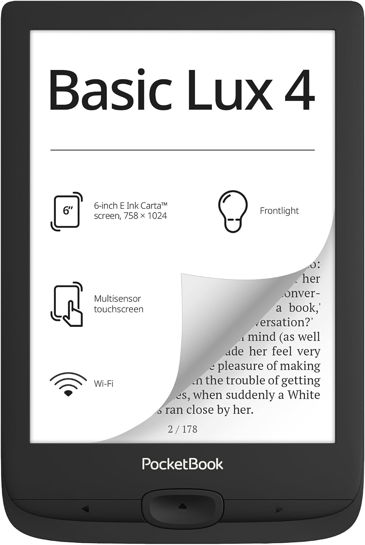 PocketBook Basic Lux 4, eReader por unos 100 euros