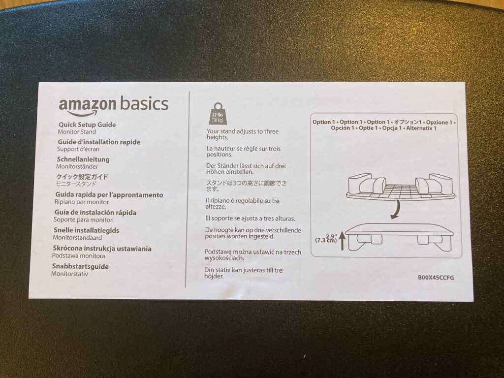 Instrucciones soporte pantallas Amazon