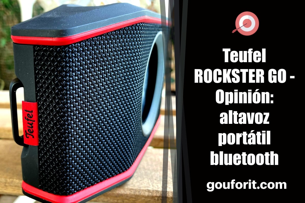 Teufel ROCKSTER GO - Opinión y review: altavoz portátil bluetooth con aptX