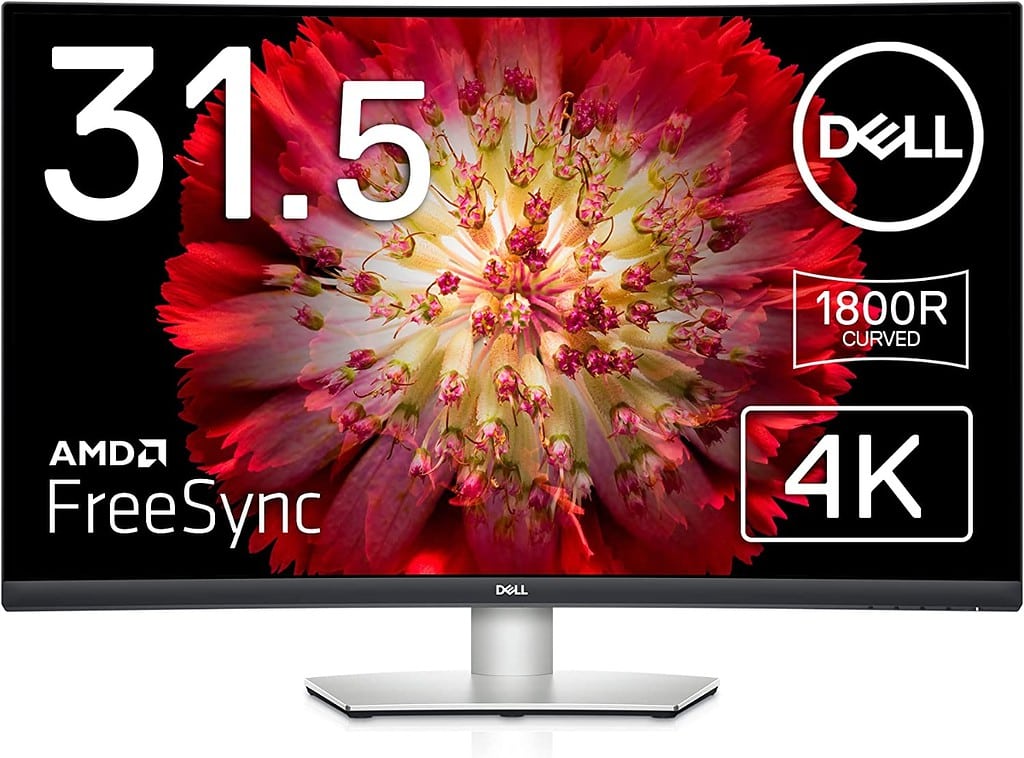 Dell Monitor S3221QS 4K UHD - Monitor curvo de 31"