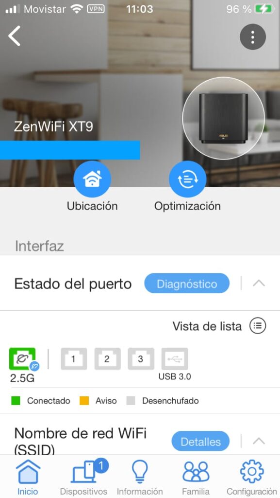 Asus ZenWifi XT9: app ios